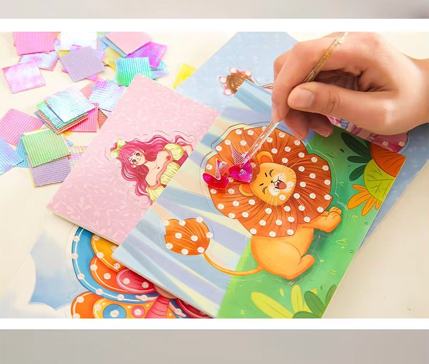 패브릭 포크아트 키트 인형옷입히기 3D DIY 만들기/패브릭포크아트/포크아트/패브릭아트/만들기/인형옷입히