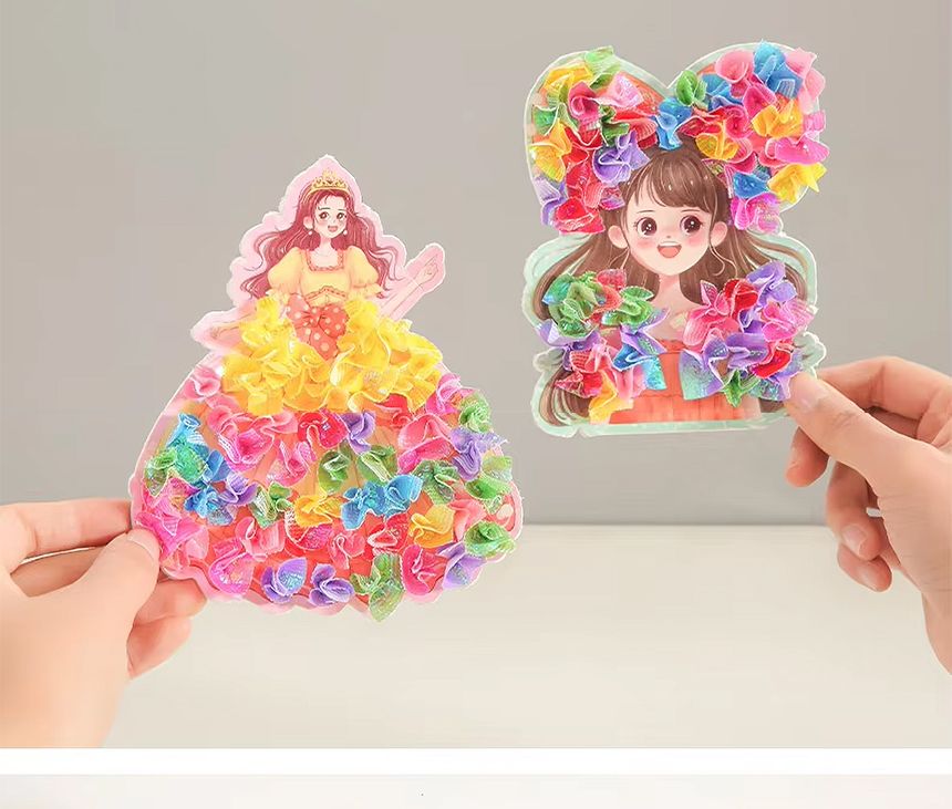 패브릭 포크아트 키트 인형옷입히기 3D DIY 만들기/패브릭포크아트/포크아트/패브릭아트/만들기/인형옷입히