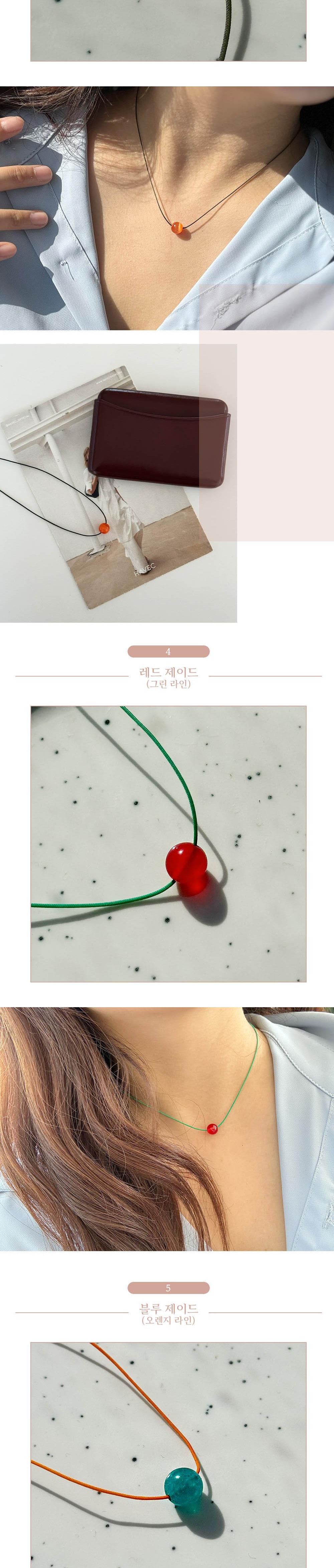 팬던트 실목걸이 만들기 DIY 세트 키트 15종 원석 끈/비즈목걸이/초커목걸이/원석목걸이/심플목걸이/비즈목