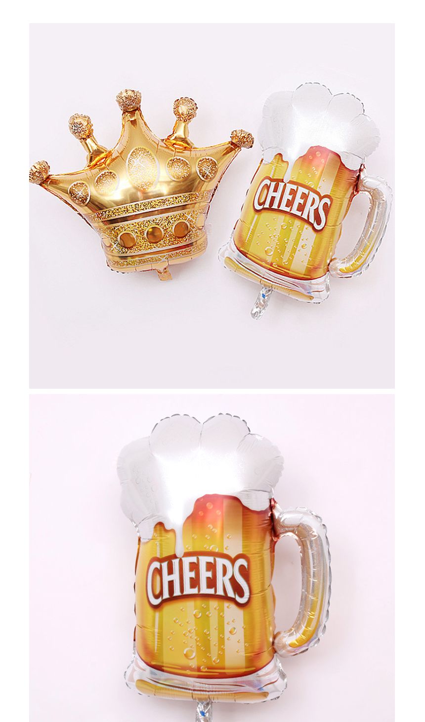맥주 치얼스 대형 은박 호일 풍선/장식풍선/대형풍선/간식풍선/풍선/은박풍선/예쁜풍선/파티풍선/호일풍선/