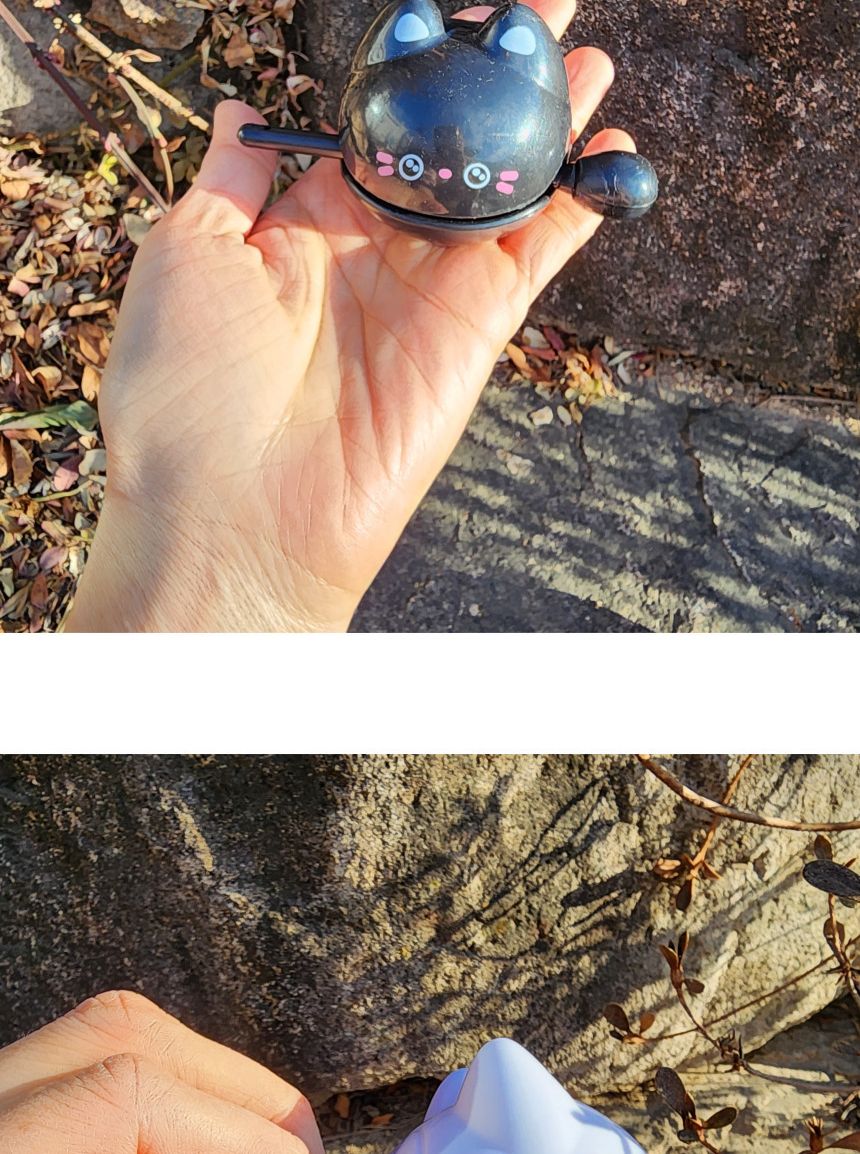 귀여운 고양이 미니 목탁 명상용품 불교굿즈 장식품/명상수행/고양이목탁/사찰명상/명상스님/참선수행/기도