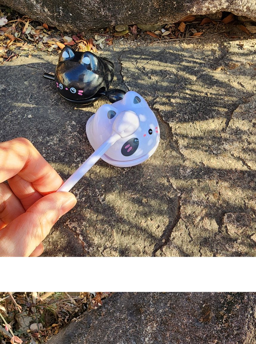 귀여운 고양이 미니 목탁 명상용품 불교굿즈 장식품/명상수행/고양이목탁/사찰명상/명상스님/참선수행/기도