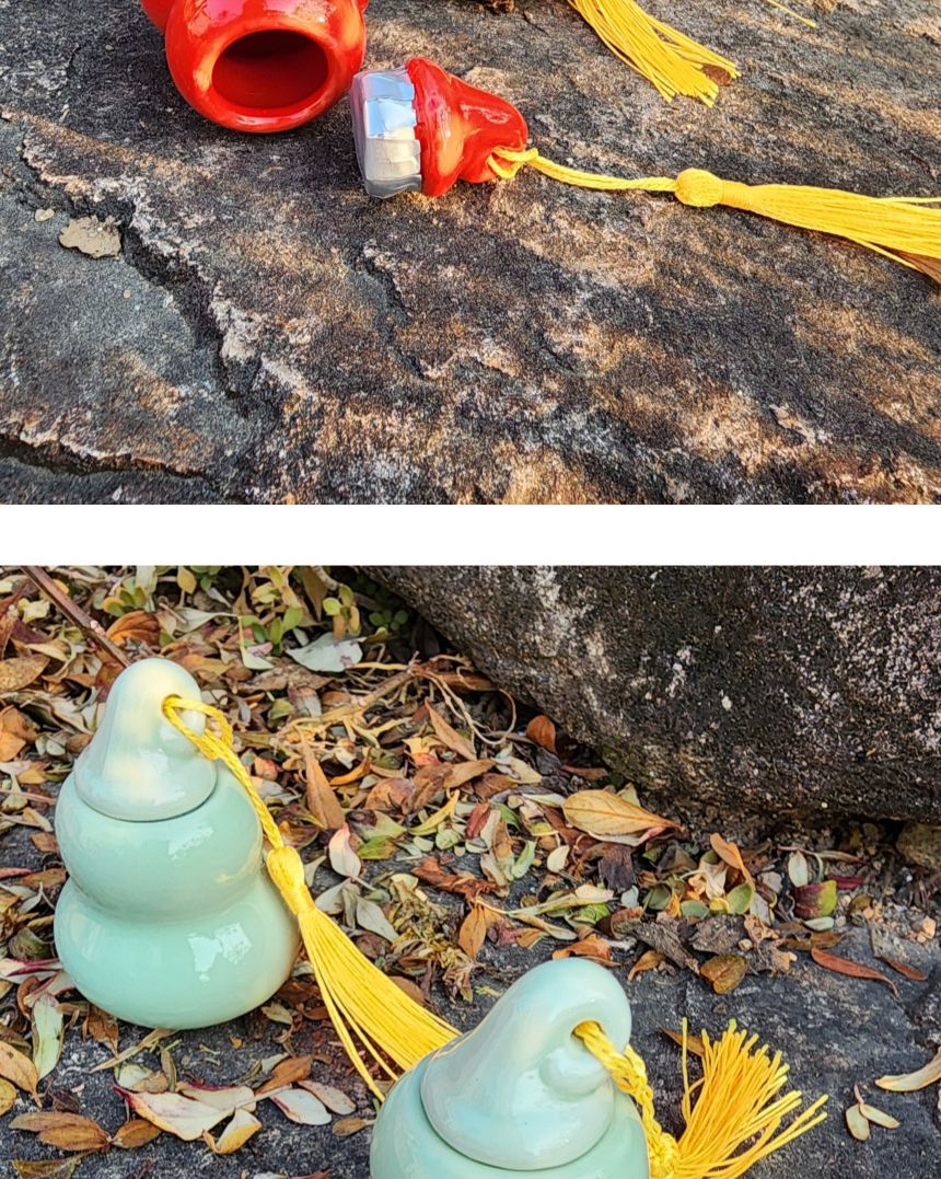 풍수 세라믹 액막이 미니 소금단지/풍수인테리어/풍수소품/소원성취소품/사업번창선물/행복기원/액막이/액