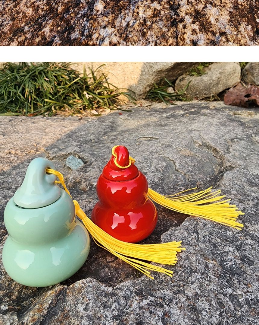 풍수 세라믹 액막이 미니 소금단지/풍수인테리어/풍수소품/소원성취소품/사업번창선물/행복기원/액막이/액