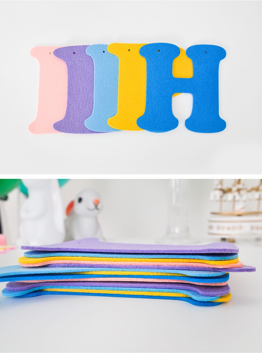 파티 펠트가랜드 생일마카롱 기념일 돌잔치 축하 장식/레터링가랜드/문자가랜드/장식가랜드/파티가랜드/가