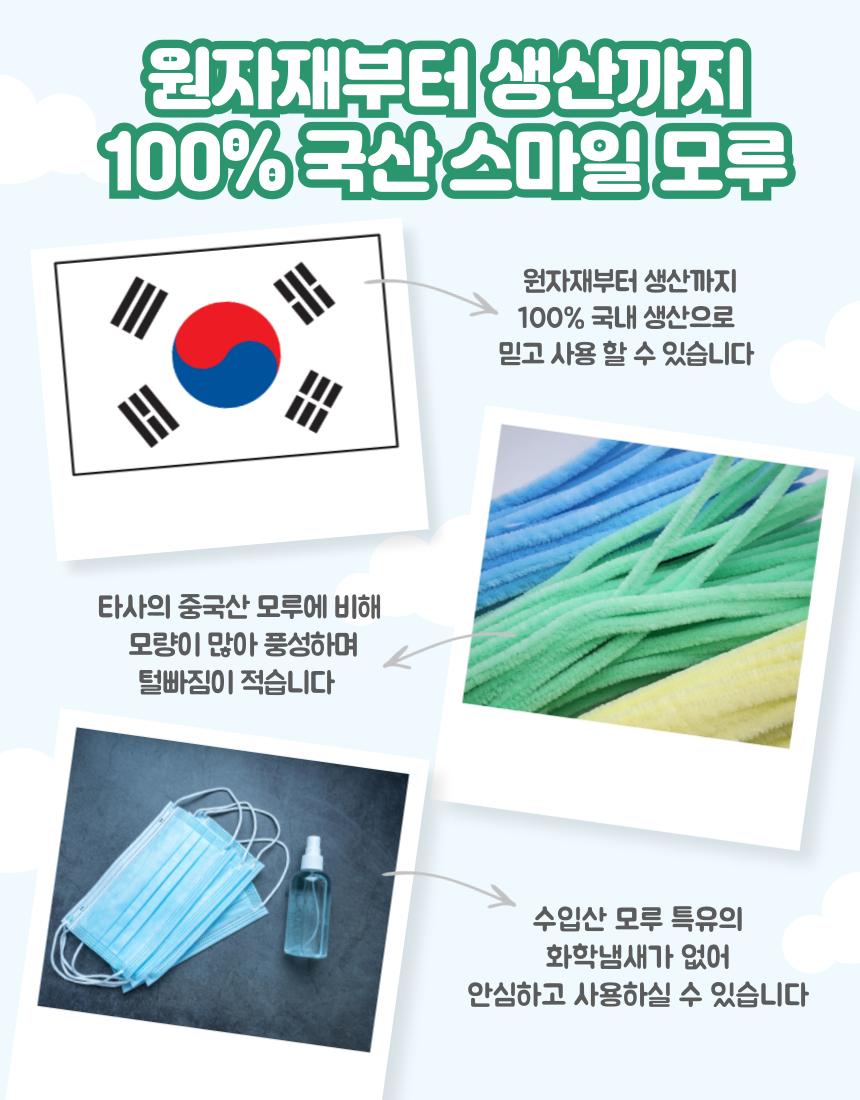 공장운영 국산 파스텔 20줄 모루세트 대용량/압축솜/키링부자재/솜방울/폼폼/모루인형부자재/캣볼/뿅뿅이공
