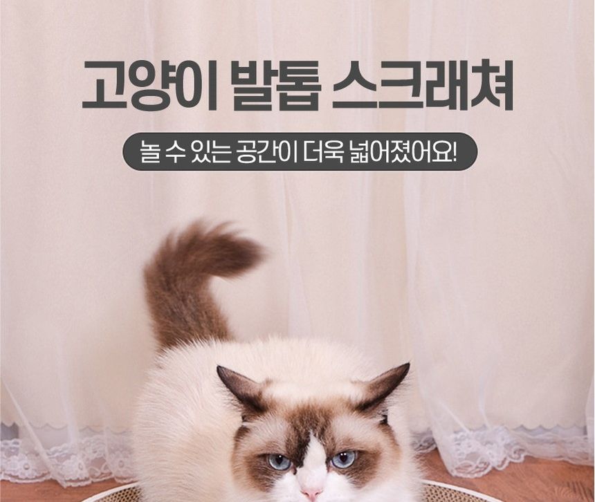 고양이 켓 발톱 원형 스크래쳐 14가지종류(블루L)/스크래처/스크레쳐/캣놀이터/캣스크래처/캣장난감/고양이