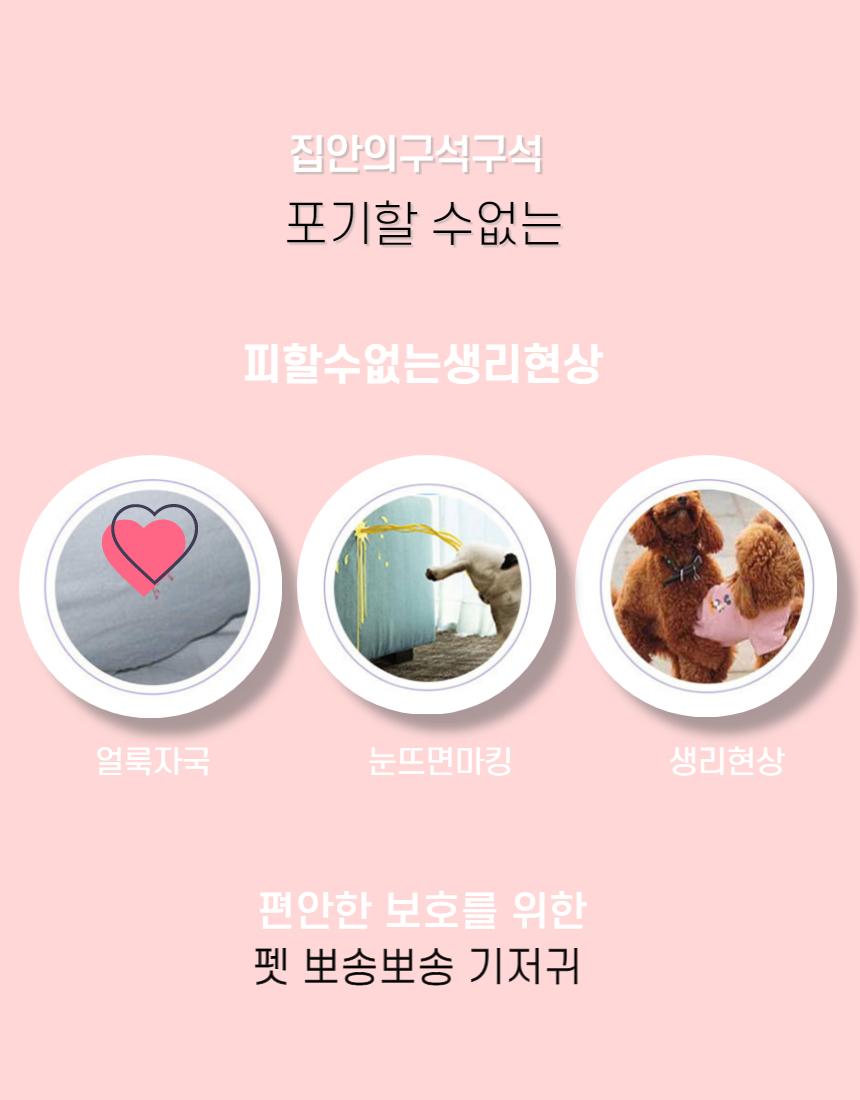 펫뽀송뽀송 강아지 기저귀여아용(소형s10매)/반려동물/용품/강아지배변용품/배변패드/강아지배변용품모음전
