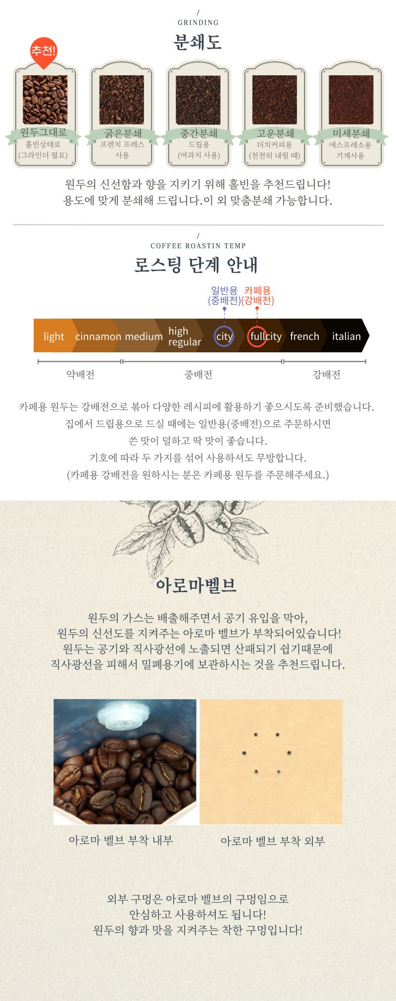 원두커피 500g (브라질산토스)/블랜딩커피/블랜딩원두커피/원두/원두커피/커피빈/커피/수입커피/수입원두/