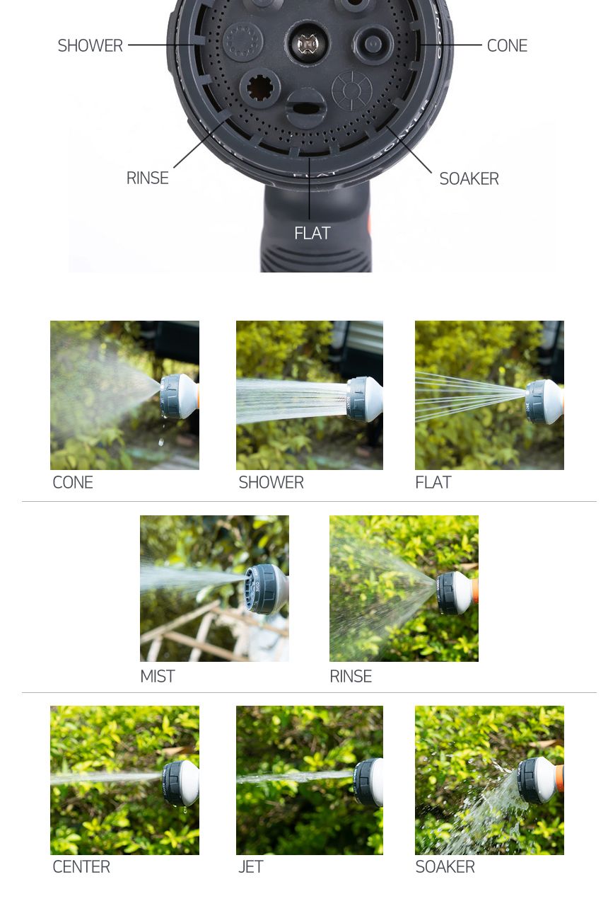 물분사기 세차용 원예용 스프레이건 화장실 청소 화분/분사기/물분사기/물분사건/세차분사기/청소분사기/물