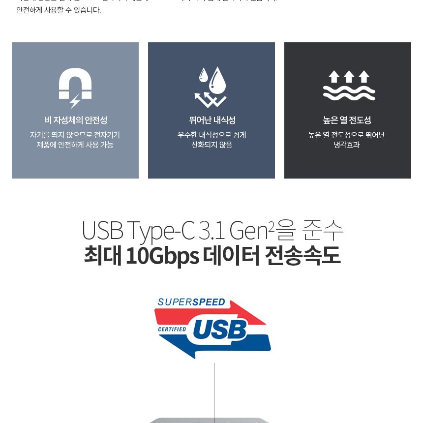USB케이블/외장스토리지/파일전송/쿨링효과/NGFF케이스/SSD케이스/C타입/노트북연결/USB메모리/외장하드케