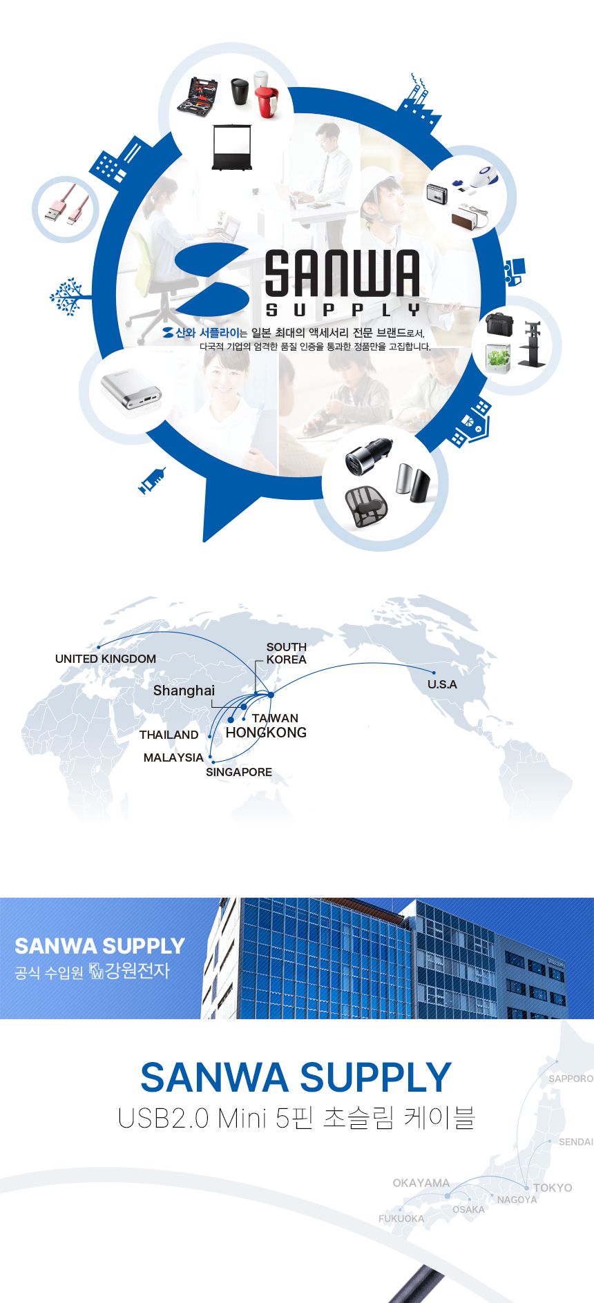 USB2.0 5핀 초슬림 금도금 케이블 미니 커넥터/랜케이블연장/랜선/기가랜케이블/랜케이블연결/데스크선정리