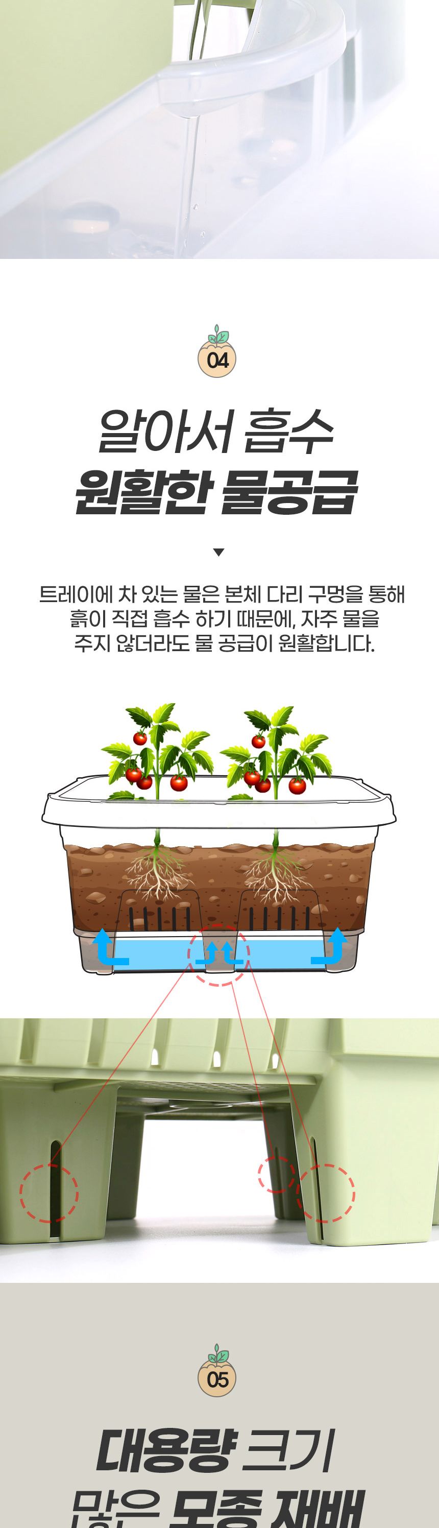 (벨라홈) 자동 급수식 텃밭 화분+배양토+상추씨/집에서상추키우기/베란다상추키우기/텃밭세트/베란다텃밭/