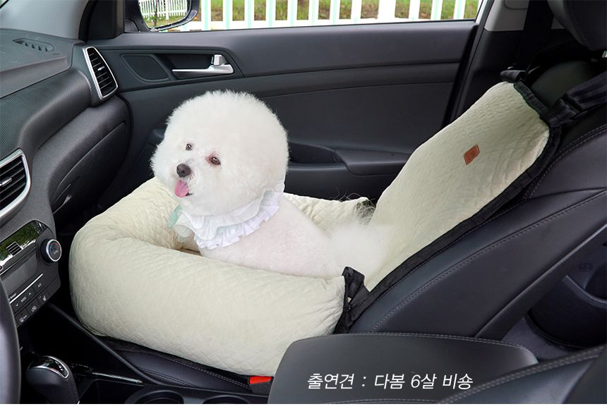 프리미엄 강아지 애완견 소형견 소파형 카시트 블랙/펫시트/펫카시트/강아지카시트/애완견시트/애견카시트/