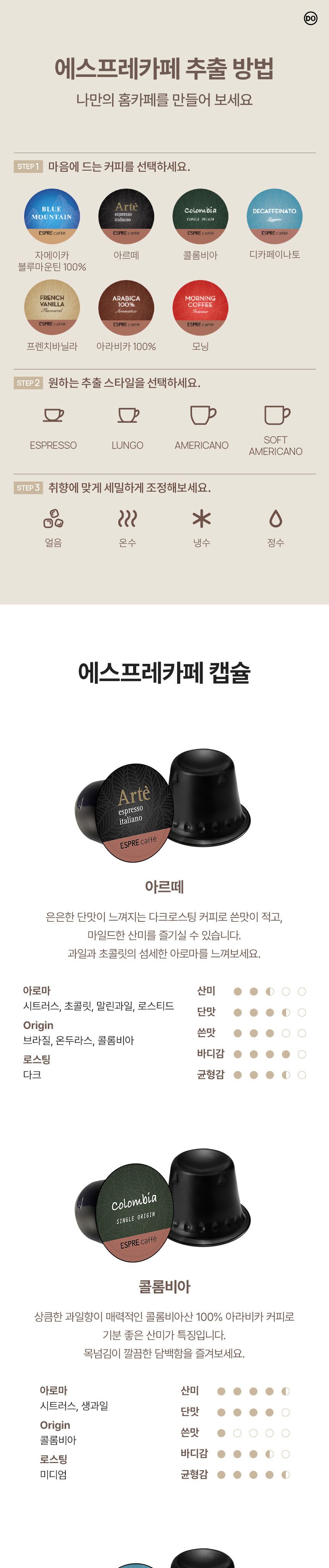 청호나이스 커피 캡슐 아라비카 3박스 (48캡슐)/청호캡슐/청호나이스캡슐/캡슐커피/에스프레소커피캡슐/디