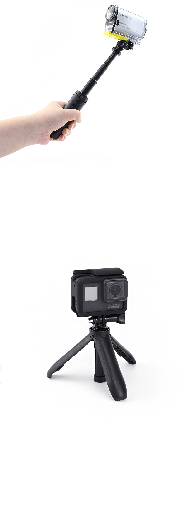 액션캠악세사리/카메라부품/그립액션캠/셀카봉/고릴라삼각대/고프로삼각대/샤오미셀카봉/캠삼각대/그립셀카