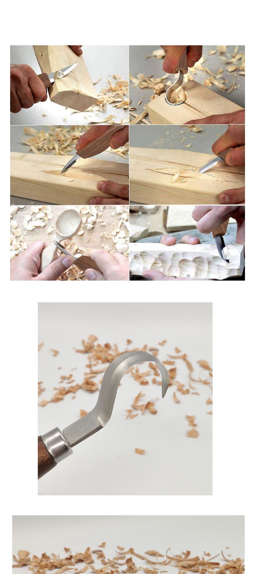 우드 카빙 키트 3종세트 호두나무 우드 카빙 3종세트/조각도/카빙조각도/우드조각도/우드칼/나무칼/무조각/