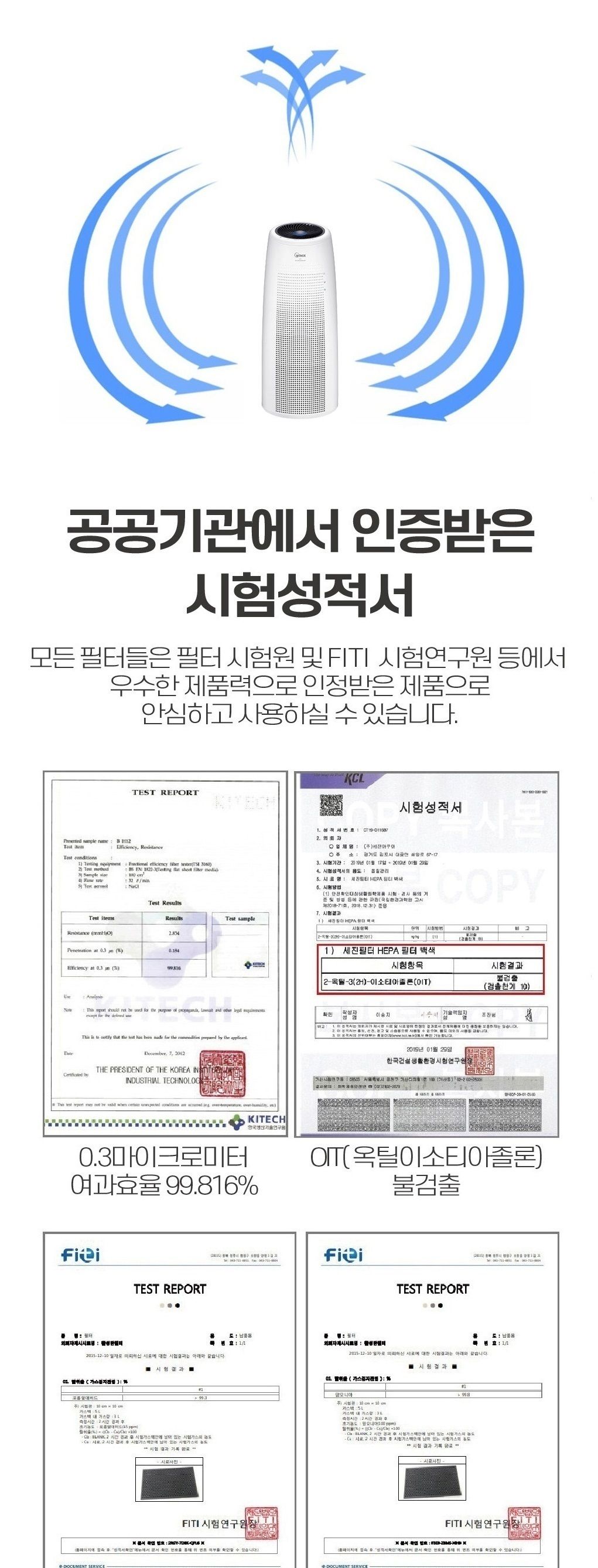 위닉스 타워Q QS호환 국산헤파+탈취필터 ATQE400-HWK/필터/청정기/청정기필터/위닉스/위닉스소모품/위닉스