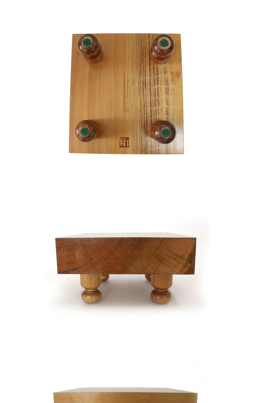 육형제 아기지스 원목 3호 원형다리 420x450x90mm/원목바둑판/원목바둑/바둑/바둑판/바둑세트/가족게임/가