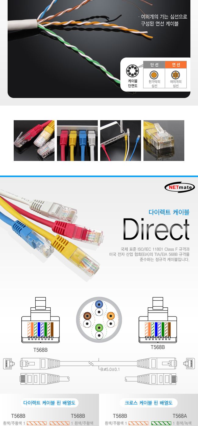 인터넷 케이블 CAT.5E UTP 랜케이블 그레이 15M/랜선/랜케이블/LAN선/LAN케이블/LAN/인터넷선/인터넷케이블