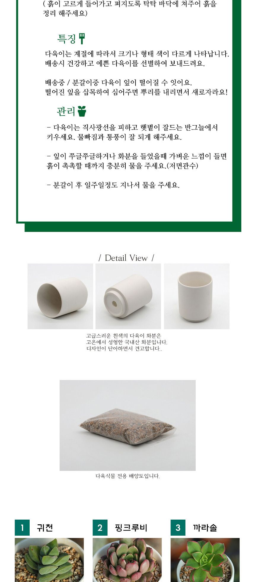 다육이 분갈이흙 미니화분 세트/재배키트/식물키트/식물키우기/미니화분/화분세트/사무실식물/씨앗화분/씨