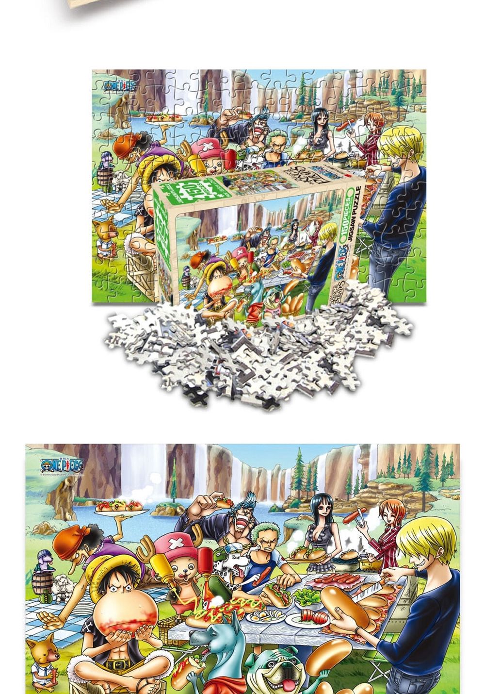 학산문화사 원피스 직소퍼즐 150pcs (피크닉)/취미/퍼즐/어덜트/액자퍼즐/퍼즐놀이/집콕놀이/벽걸이퍼즐/퍼