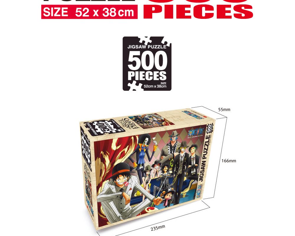 학산퍼즐 원피스 직소퍼즐 500pcs (루피패밀리)/퍼즐/직소퍼즐/키덜트퍼즐/만화퍼즐/캐릭터퍼즐/조각퍼즐/