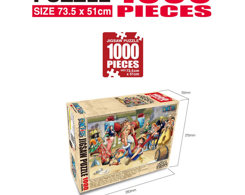 학산퍼즐 원피스 직소퍼즐 1000pcs (파티타임)/퍼즐/직소퍼즐/키덜트퍼즐/만화퍼즐/캐릭터퍼즐/조각퍼즐/아