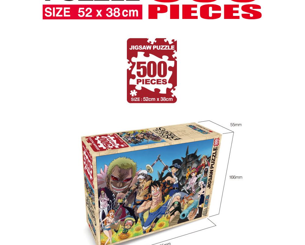 학산퍼즐 원피스 직소퍼즐 500pcs (뉴 크루)/퍼즐/직소퍼즐/키덜트퍼즐/만화퍼즐/캐릭터퍼즐/조각퍼즐/아동