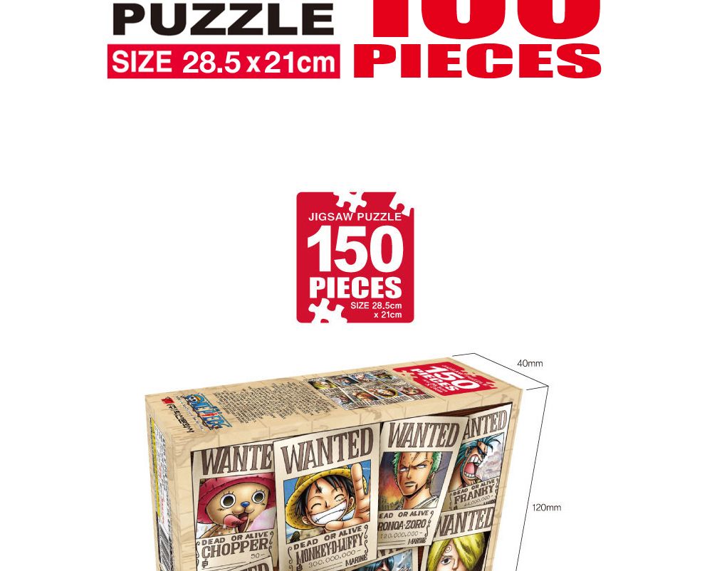 학산퍼즐 원피스 직소퍼즐 150pcs (현상수배)/퍼즐/직소퍼즐/키덜트퍼즐/만화퍼즐/캐릭터퍼즐/조각퍼즐/아