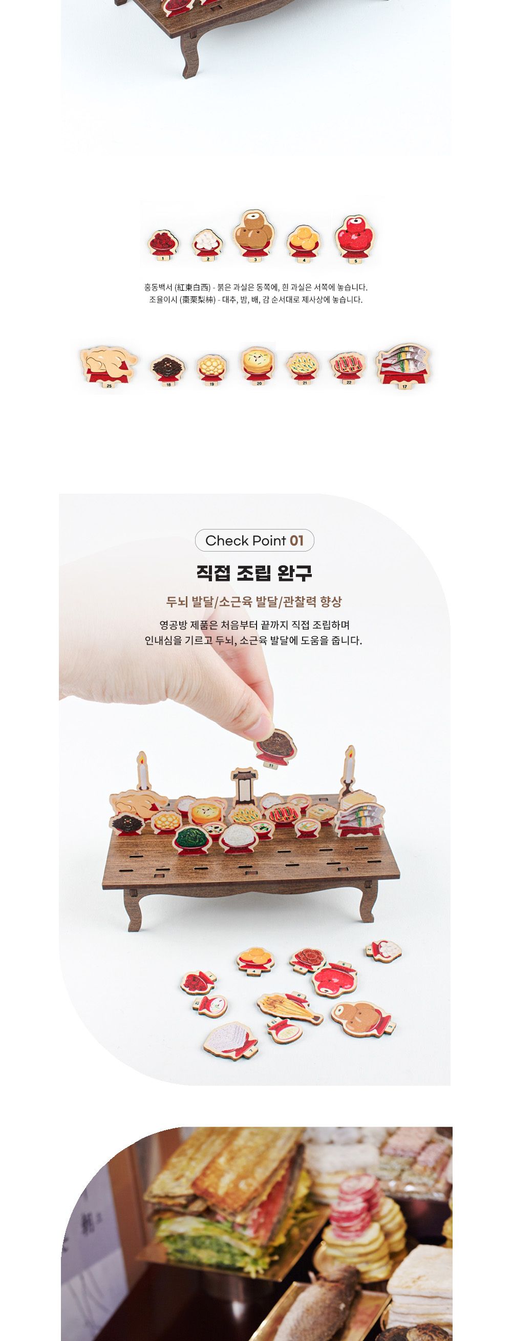 영공방 미니 제사 상차림 (CM265)/공작세트/공예세트/만들기세트/제사상차림/미니어처/모형/제사상모형/상