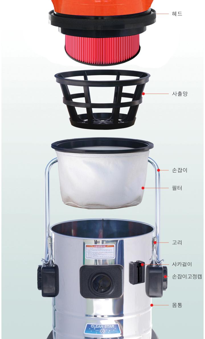 건식 진공 청소기 2모터 54.1L/청소기/바닥청소/산업청소기/건식청소기/건식진공청소기/진공청소기/업소용