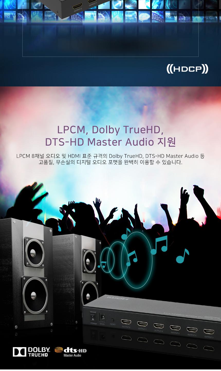 HDMI 2.0 1대8 분배기 4K 60Hz/모니터분배기/비디오선택기/디스플레이선택기/모니터선택기/PC모니터선택기/