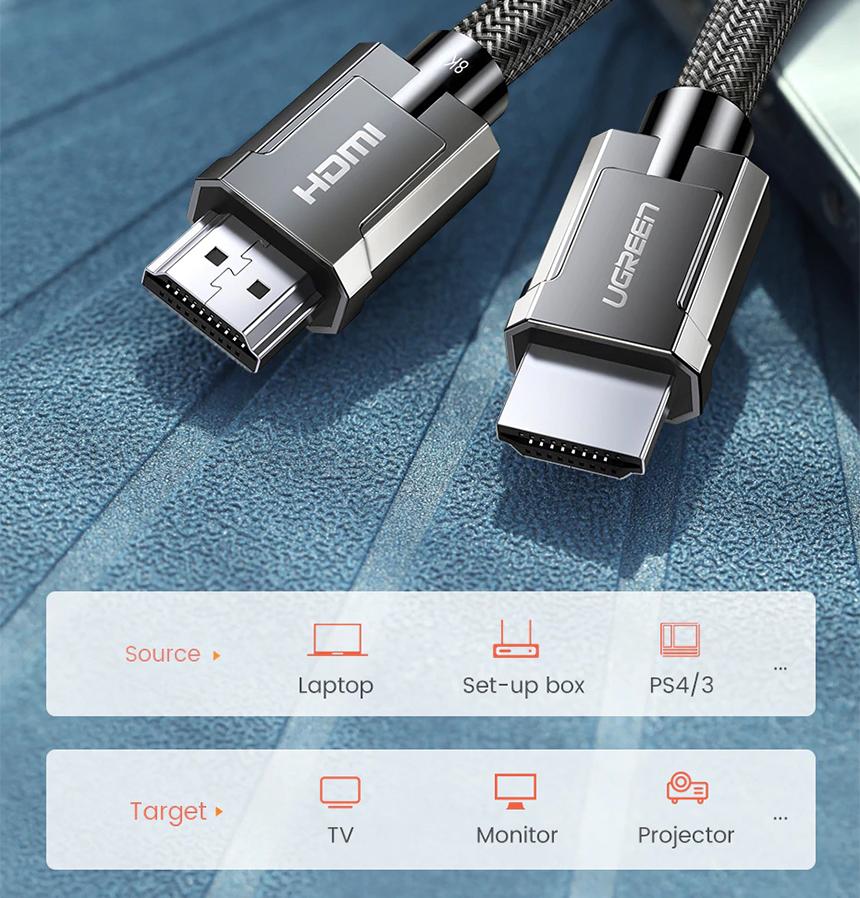 HDMI 2.0 패브릭 케이블 2m 4K 60Hz/포트선/데이터케이블/컴퓨터케이블/컴퓨터소품/컴퓨터악세서리/컴퓨터